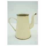 Vintage French Enamel Coffee Pot