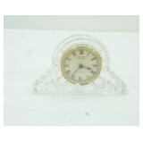 Godinger Crystal Legends 24% Lead Crystal Mantle Clock