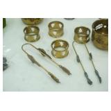 Decorative Metal Candle Holders, Napkin Rings, Vintage Candle Snuffers and more