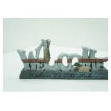 Welcome to The Lake Wall Hang. 10" long by 4.5" tall