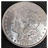 1884-CC Morgan Silver Dollar