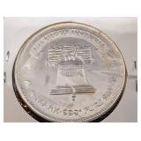 A-Mark Liberty Bell 1 oz .999 Fine Silver Round - 1984