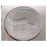 Golden State Mint 1 oz .999 Fine Silver Round - Wagon & Miner Design