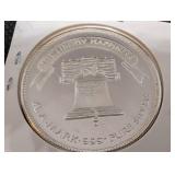 Bald Eagle, Flag & Capitol Silver Round - 1 oz .999 Fine Silver