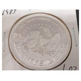 Bald Eagle, Flag & Capitol Silver Round - 1 oz .999 Fine Silver