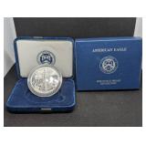 United States Mint American Eagle Silver Proof Coin 2012 - 1 oz in Blue Presentation Box