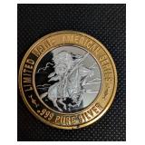 Sitting Bull Sioux 999 Fine Silver Coin - Limited American Series