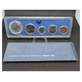 United States Mint 1966 Special Mint Set - 5-Coin Lincoln Cent to Kennedy Half Dollar
