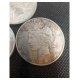 1922 Peace Dollar - Lot of 3 Coins