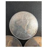 1922 Peace Dollar - Lot of 3 Coins