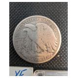 Walking Liberty Half Dollars - 1942-D XF, 1936, 1964 Kennedy Half Dollar