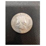Franklin Half Dollar 1963 - US 50 Cents, 90% Silver Coin