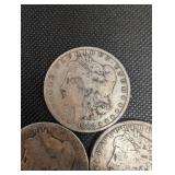Morgan Silver Dollar - 1882, 1883, 1888 - United States One Dollar Coins