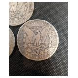 Morgan Silver Dollar - 1882, 1883, 1888 - United States One Dollar Coins
