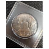 Franklin Half Dollar 1949 - U.S. 50-Cent Coin, No Mint Mark
