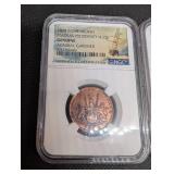 1808 India 10 Cash Madras Presidency Admiral Gardner & 1890-1916 Germany 10 Pfennig Wilhelm II