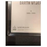 AGORO Darth Vader Star Wars 5 g .999 Fine Silver Bar - One Dollar 2025 (2,889 of 3,450)