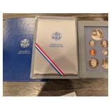 United States 1986 Prestige Set - 8 Coin Display Case Collection