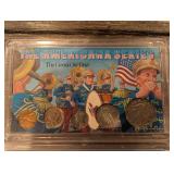 The Americana Series Coin Card Set - 6 Cards
