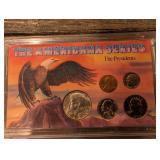 The Americana Series Coin Card Set - 6 Cards