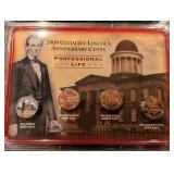2009 Ultimate Lincoln Anniversary Cents Four-Panel Set