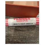 2009 Lincoln Cent 5-Design Set - Birthplace, Presidency, Formative Years, Log Cabin, Professional Life(13 Rolls)