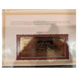 The Danbury Mint US Banknote Series Gold Foil Reproductions - Historic Note Display Set (QTY 21)