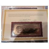 The Danbury Mint US Banknote Series Gold Foil Reproductions - Historic Note Display Set (QTY 21)
