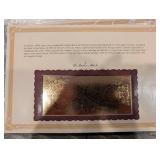 The Danbury Mint US Banknote Series Gold Foil Reproductions - Historic Note Display Set (QTY 21)