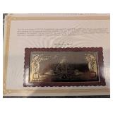 The Danbury Mint US Banknote Series Gold Foil Reproductions - Historic Note Display Set (QTY 21)