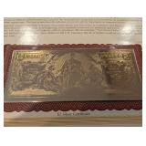 Danbury Mint Educational Series Banknote Certificates Collection - Assorted Historic Reproductions (QTY 11)