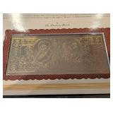 Danbury Mint Educational Series Banknote Certificates Collection - Assorted Historic Reproductions (QTY 11)
