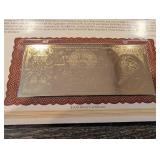 Danbury Mint Educational Series Banknote Certificates Collection - Assorted Historic Reproductions (QTY 11)