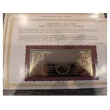 Danbury Mint Educational Series Banknote Certificates Collection - Assorted Historic Reproductions (QTY 11)