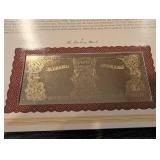 Danbury Mint Educational Series Banknote Certificates Collection - Assorted Historic Reproductions (QTY 11)