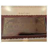 Danbury Mint Educational Series Banknote Certificates Collection - Assorted Historic Reproductions (QTY 11)