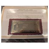 Danbury Mint Educational Series Banknote Certificates Collection - Assorted Historic Reproductions (QTY 11)