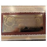 Danbury Mint Educational Series Banknote Certificates Collection - Assorted Historic Reproductions (QTY 11)