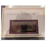 Danbury Mint Educational Series Banknote Certificates Collection - Assorted Historic Reproductions (QTY 11)