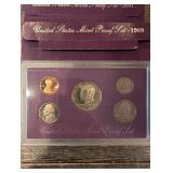 United States Mint Proof Sets - Assorted Years 1984, 1986(2), 1989, 1991- Lot of 5