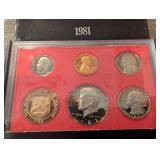 United States Proof Set 1980-1982 (Lot of 4)