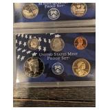 United States Mint Proof Sets & Quarters Lot of 6 Sets (1999-2020)