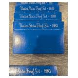 United States Proof Sets - Multi-Year Blue Box Collection (Lot of 8)