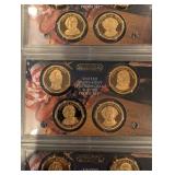 United States Mint Presidential $1 Coin Proof Set - Lot of 6