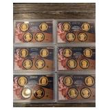 United States Mint Presidential $1 Coin Proof Sets (Lot of 6)