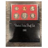 United States Proof Sets - 7-Pack Lot (1980-1982)