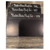 United States Proof Set - Lot of 9 (1973-1978)