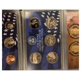 United States Mint Proof Sets Collection - 2007 (3x), 2009, 2010, 2012