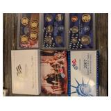 United States Mint Proof Sets Collection - 2007 (3x), 2009, 2010, 2012