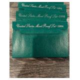 United States Mint Proof Sets 1994-1998 (Lot Of 10)